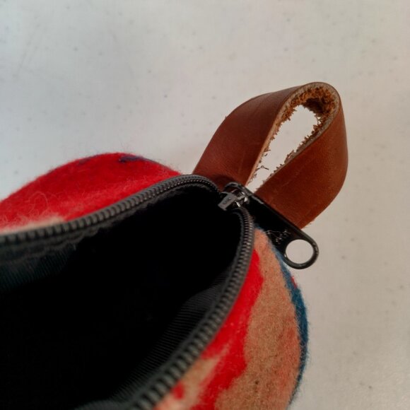 Vintage Pendleton Travel Pouch Cosmetic Toiletry Bag Zip Up Southwestern Wool - Picture 16 of 16